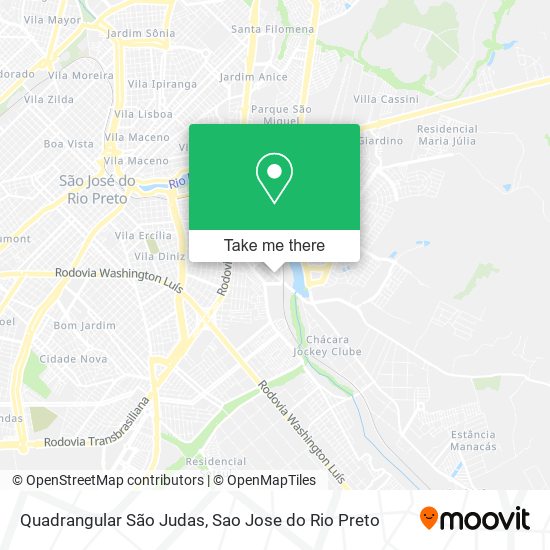 Quadrangular São Judas map