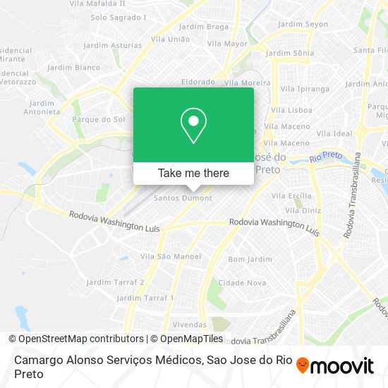 Camargo Alonso Serviços Médicos map