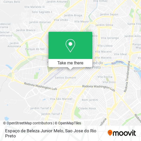 Espaço de Beleza Junior Melo map