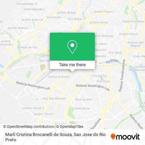 Mapa Marli Cristina Brocanelli de Souza