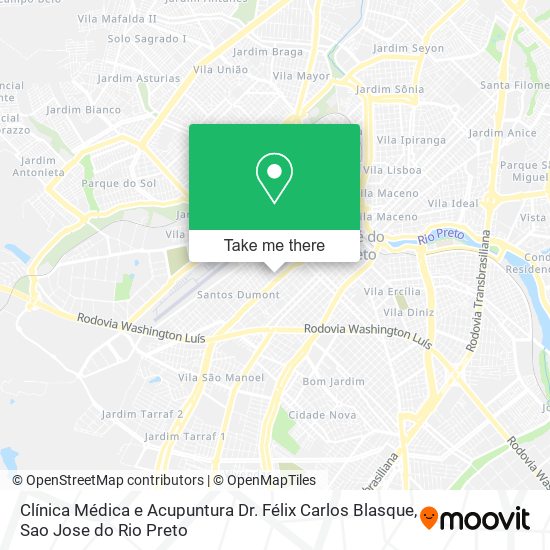 Clínica Médica e Acupuntura Dr. Félix Carlos Blasque map