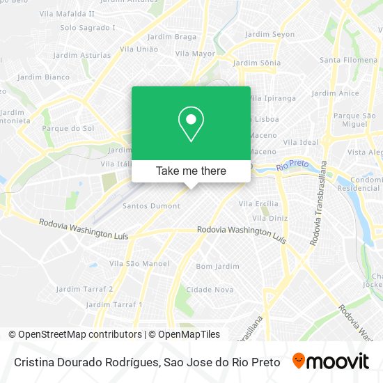 Cristina Dourado Rodrígues map