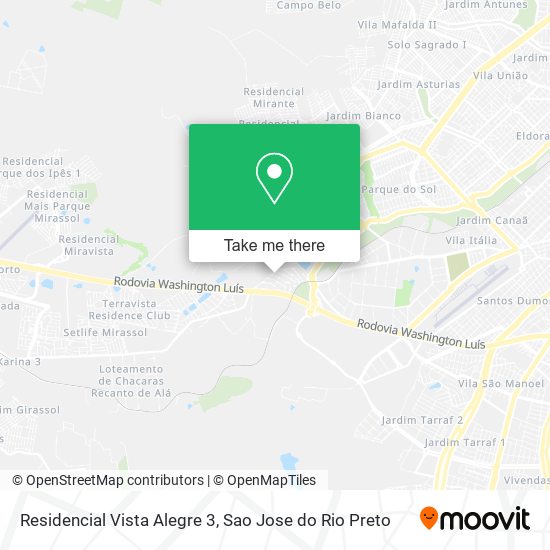 Residencial Vista Alegre 3 map
