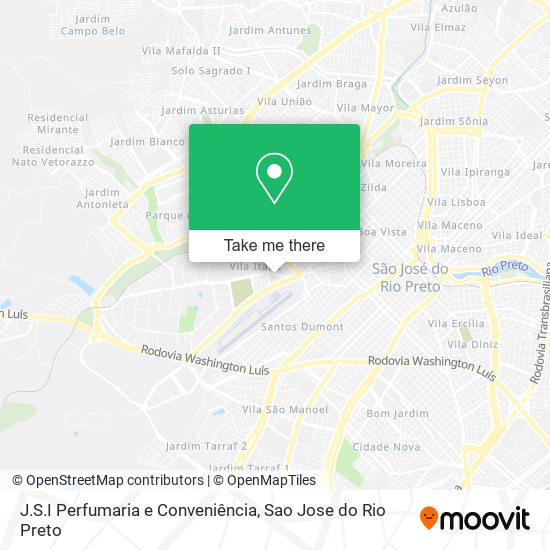 J.S.I Perfumaria e Conveniência map