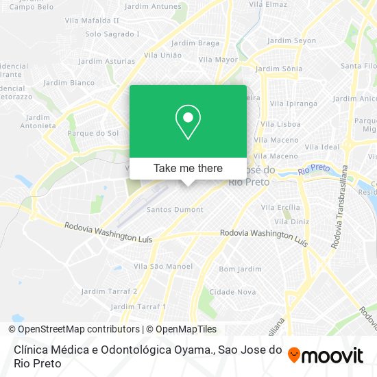 Clínica Médica e Odontológica Oyama. map