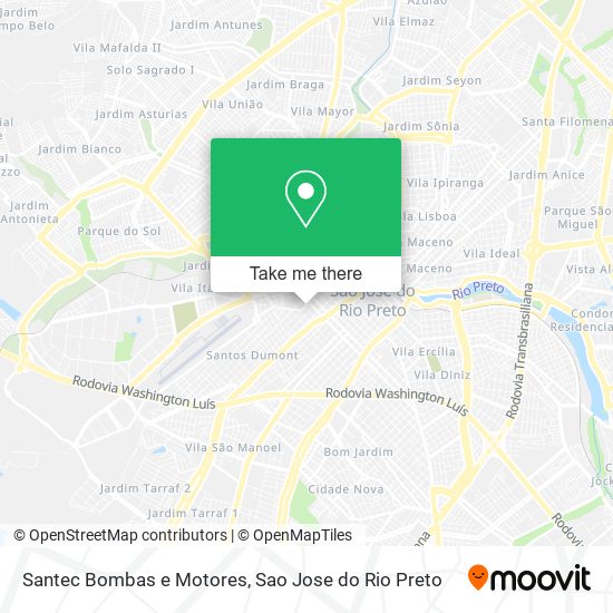 Santec Bombas e Motores map