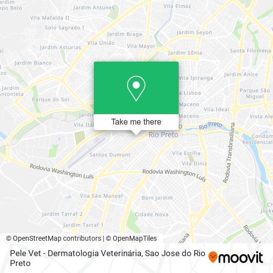 Pele Vet - Dermatologia Veterinária map