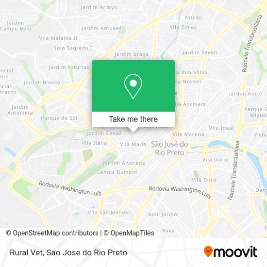 Rural Vet map