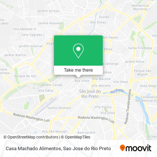Casa Machado Alimentos map