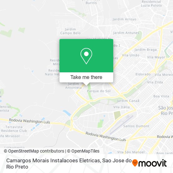 Camargos Morais Instalacoes Eletricas map