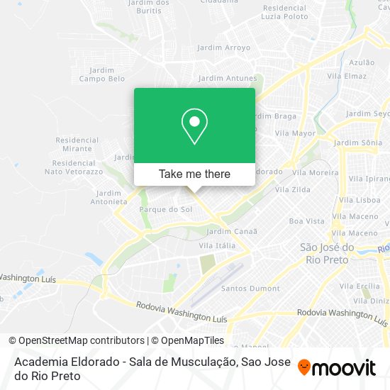 Academia Eldorado - Sala de Musculação map