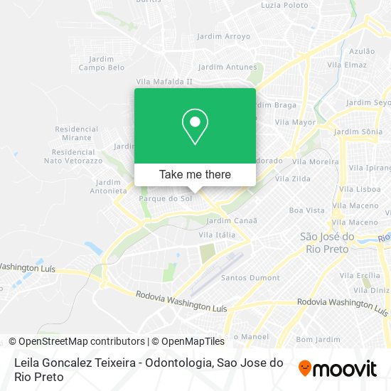 Leila Goncalez Teixeira - Odontologia map