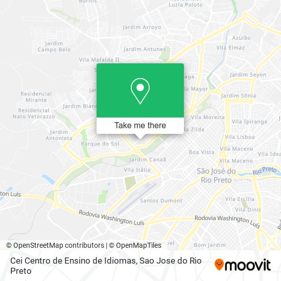 Cei Centro de Ensino de Idiomas map