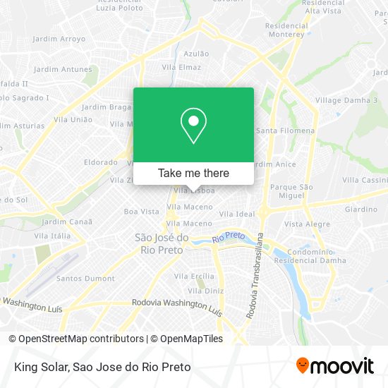 King Solar map
