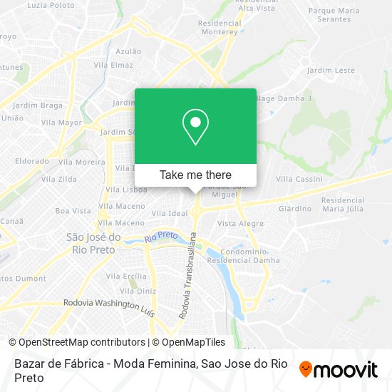 Bazar de Fábrica - Moda Feminina map