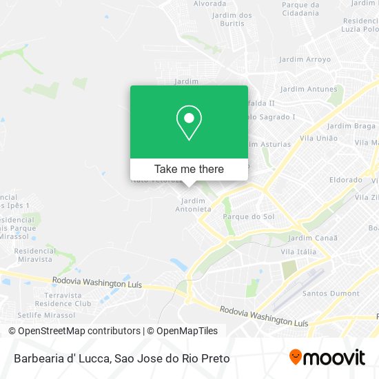 Barbearia d' Lucca map
