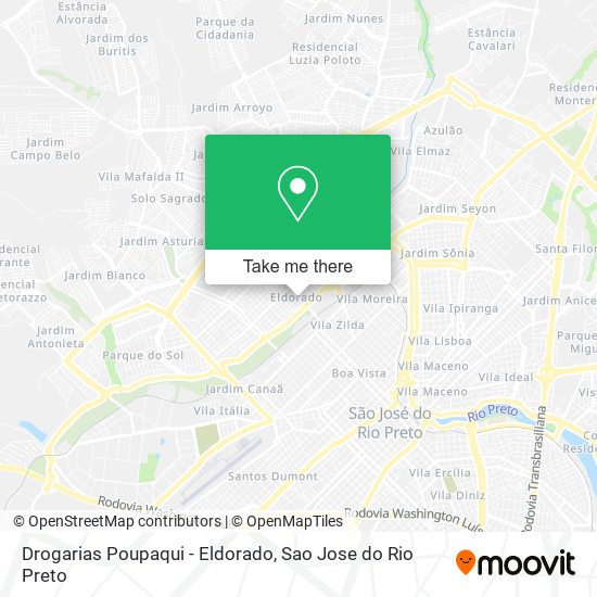 Drogarias Poupaqui - Eldorado map