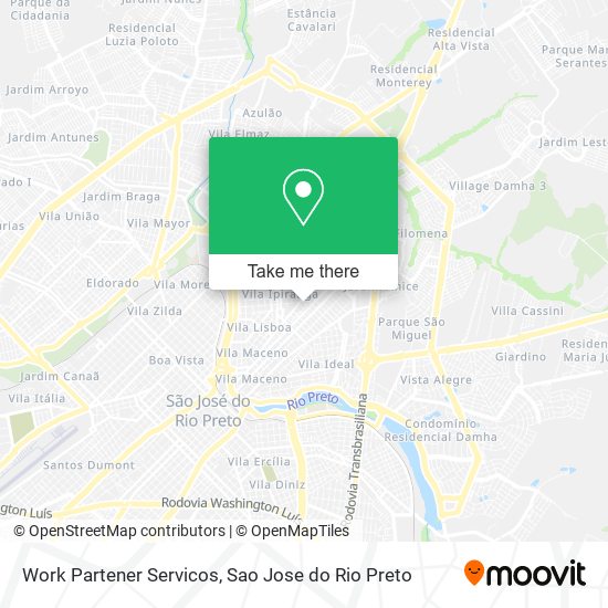 Mapa Work Partener Servicos