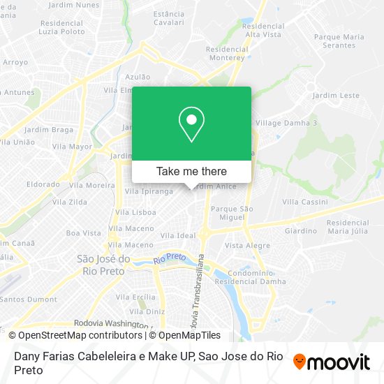 Dany Farias Cabeleleira e Make UP map