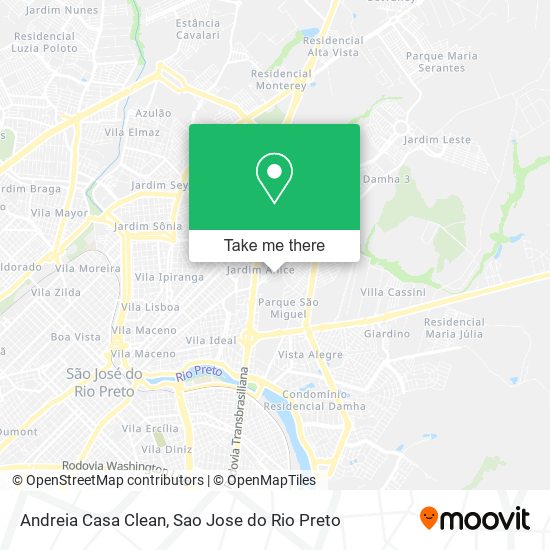 Mapa Andreia Casa Clean