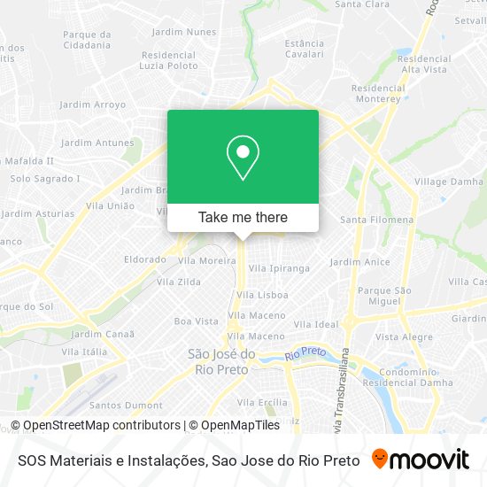 SOS Materiais e Instalações map