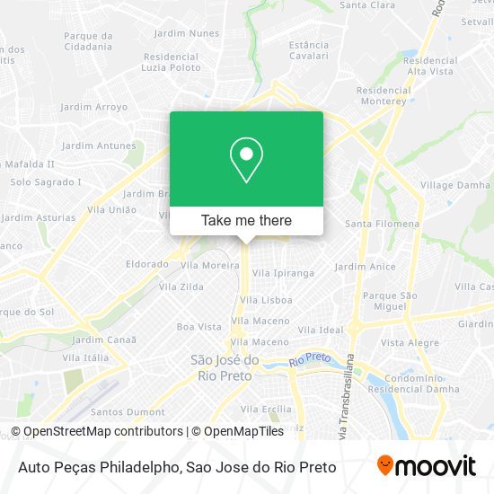 Auto Peças Philadelpho map