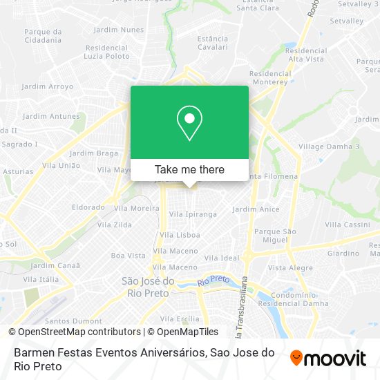 Barmen Festas Eventos Aniversários map