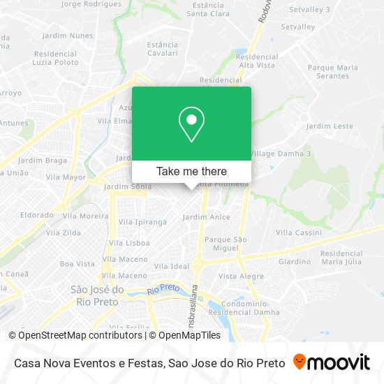 Casa Nova Eventos e Festas map