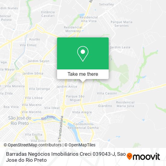 Barradas Negócios Imobiliários Creci 039043-J map
