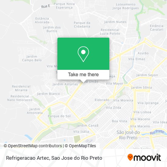 Refrigeracao Artec map