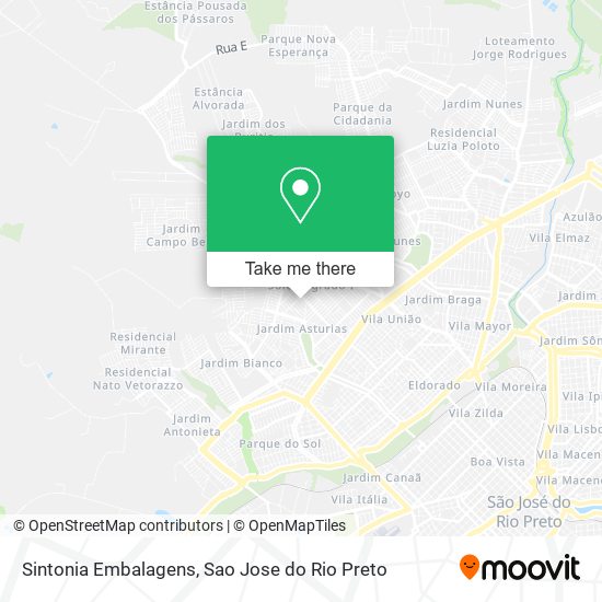Sintonia Embalagens map