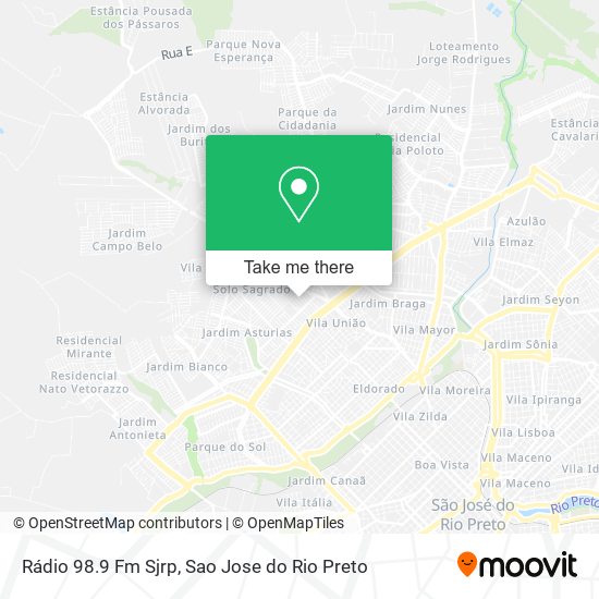 Rádio 98.9 Fm Sjrp map