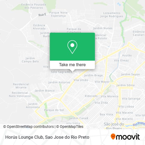 Horús Lounge Club map