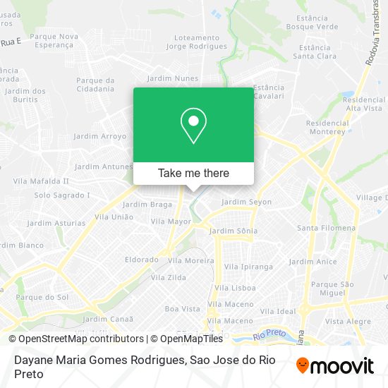 Dayane Maria Gomes Rodrigues map