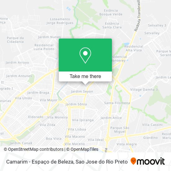 Camarim - Espaço de Beleza map