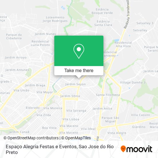 Espaço Alegria Festas e Eventos map