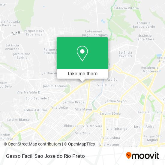 Gesso Facil map