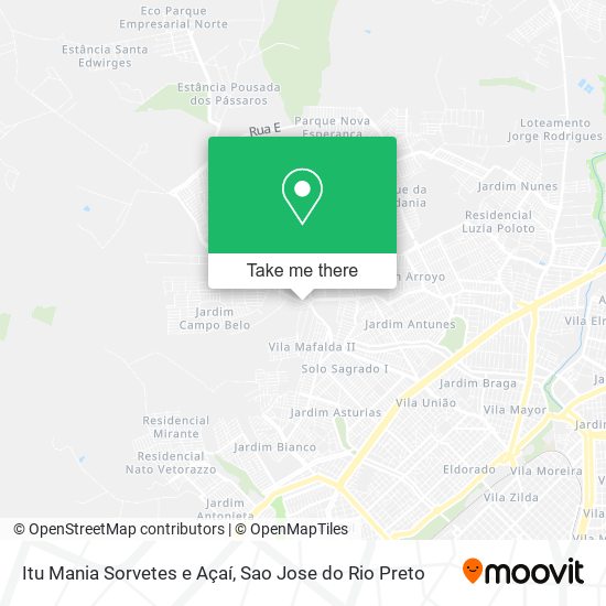 Itu Mania Sorvetes e Açaí map