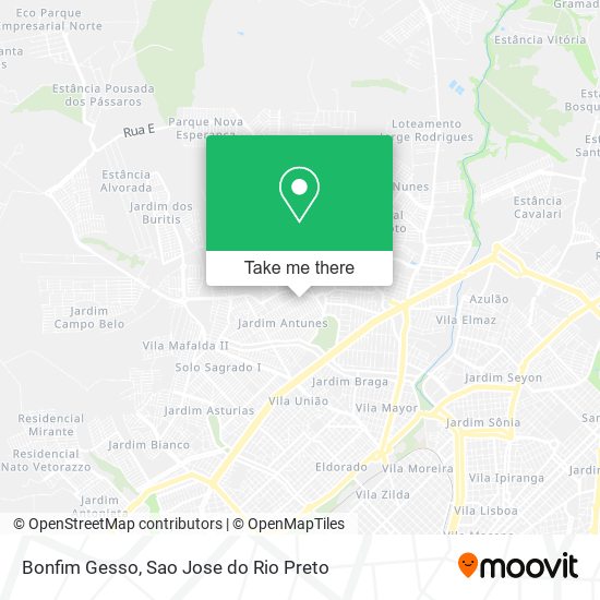 Bonfim Gesso map