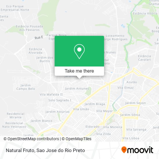 Natural Fruto map