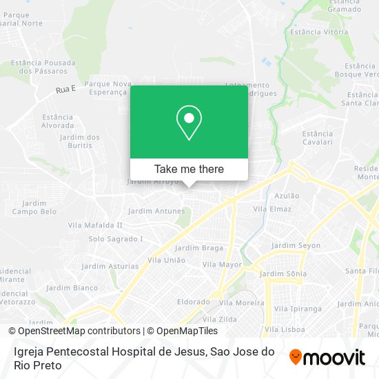 Igreja Pentecostal Hospital de Jesus map