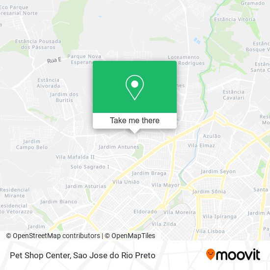 Pet Shop Center map