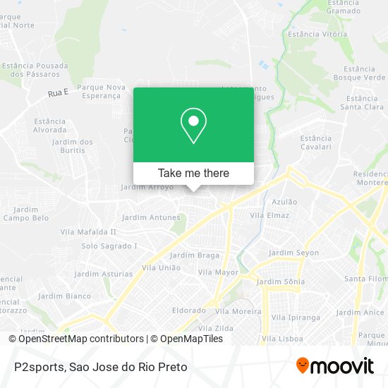 P2sports map
