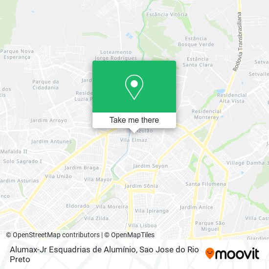Alumax-Jr Esquadrias de Alumínio map
