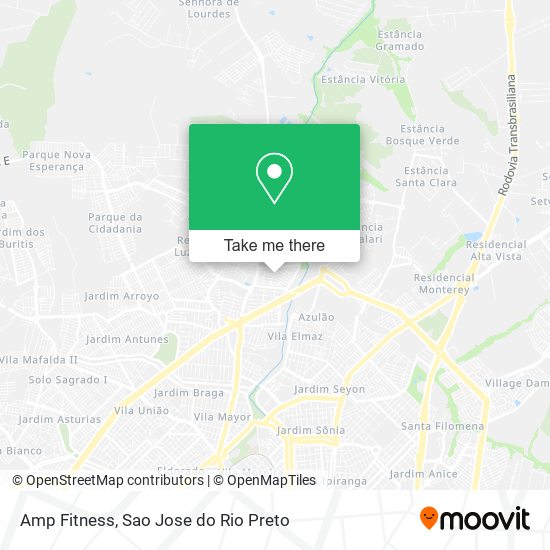 Amp Fitness map