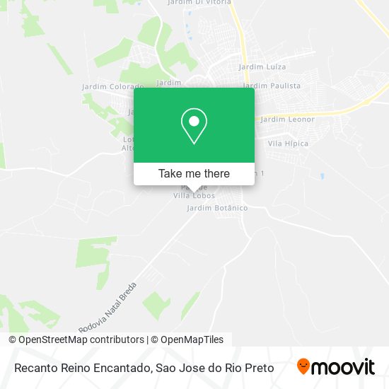 Recanto Reino Encantado map