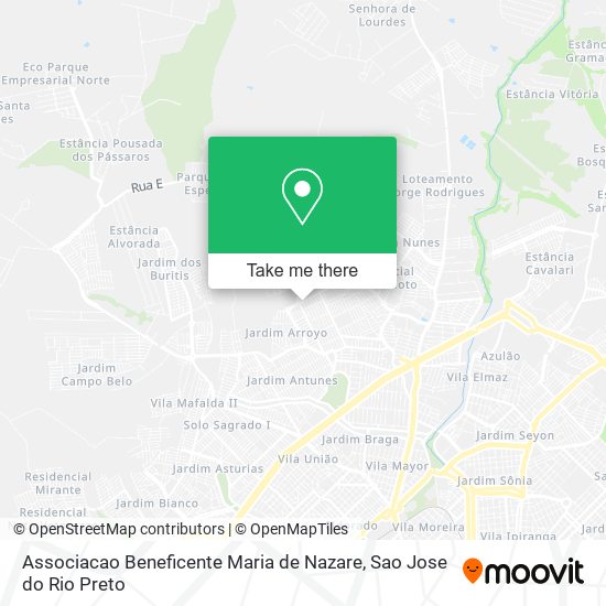 Associacao Beneficente Maria de Nazare map