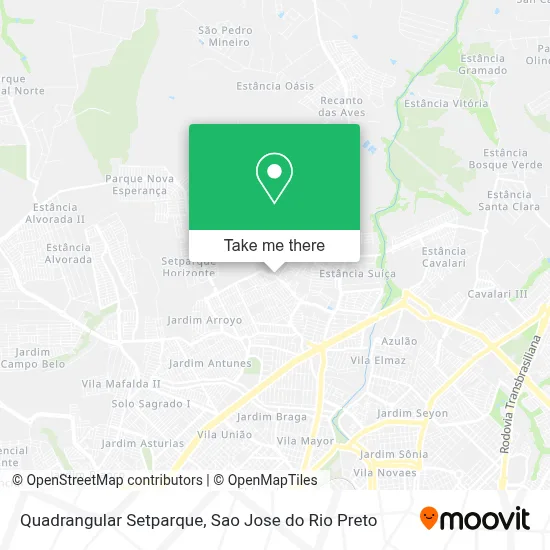 Quadrangular Setparque map