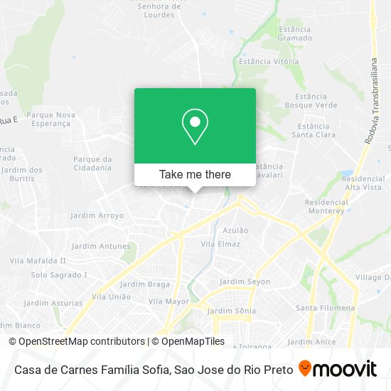 Casa de Carnes Família Sofia map