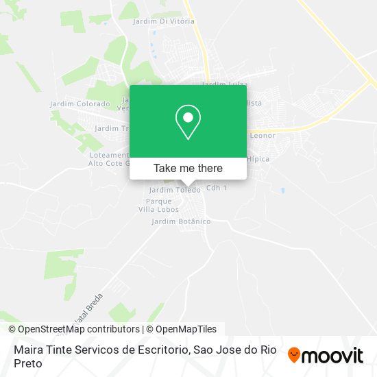 Maira Tinte Servicos de Escritorio map